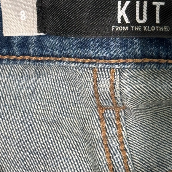 Kut from the Cloth Jane High Rose Denim Shorts 8 - Picture 4 of 5
